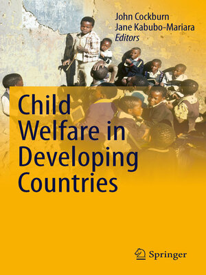 cover image of Child Welfare in Developing Countries